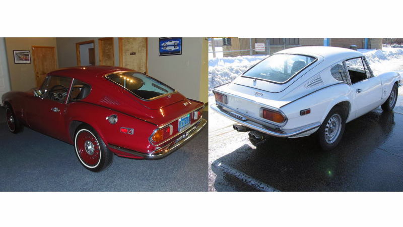Illustration for article titled A Critical Comparison Of Two Classic Triumph Coupes On Ebay